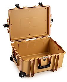 B&W International Transportkoffer Outdoor 6800 (PP.709) Desert Tan – Leerkoffer – wasserdicht (IP67), staubdicht, schlagfest, extrem robust
