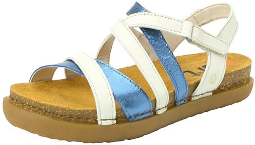 ART Damen 1714 Rhodos Sandale, Nappa Cream Blue, 40 EU