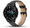 Tuocal Bracelet de rechange en cuir véritable 22 mm compatible avec Samsung Galaxy Watch 3, Galaxy Watch 46 mm, pour Huawei Watch GT 3 46 mm/3 Pro/GT 2, Gear S3, noir classique