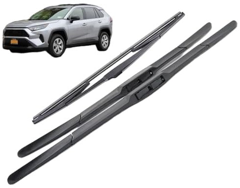 DECI Scheibenwischer für Toyota RAV4 XA50 2018-2023,Auto Scheibenwischer Frontscheibe Scheibenwischerblätter Vorne Und Hinten Set