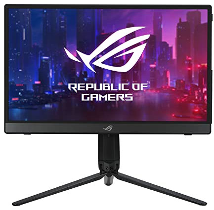 ASUS ROG Strix XG16AHP Portable 144Hz Gaming Monitor, 15.6-inch FHD, 144 Hz, IPS panel, G-SYNC compatible, 7800mAh battery (Renewed)