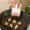 Gehanico Shrimp Slider Form Kitchen Meatball Maker Shrimp Sliding Tool Fleischbällchen Form Bällchen Maker, DIY Meatball Making Creative 3 Meatball Maker Küche (1 Set)