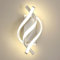 Comely LED Wandleuchte Innen, 22W Wandlampe Innen Acryl 2500LM, 4500K Neutrales Licht Wandbeleuchtung für Wohnzimmer Schlafzimmer Treppenhaus Flur Esszimmer Küche Balkon, Weiße