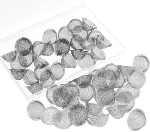 40 filtri per pipa conici in acciaio inox, filtro per schermo per pipa, filtro per fumo, filtro per fumo