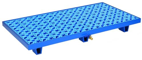 OLSKFUH Containment Spill Pallet, Spill Platform with Drain Outlet, Warehouses Factory Garage Outdoor Storage Platform, Stack Paint Bucket,H