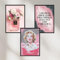 Dekomundo COCO CHANEL Bilder 3er Set PARFÜM Wohnzimmer & Schlafzimmer Moderne Poster zum Einrahmen, 3x A4 (21x30 cm)