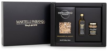 Confezione Regalo Tartufo BARCELLONA - Cesti Natalizi Pasquali a base di Tartufo - Prodotti Tipici Artigianali - Idea Pacco Gastronomico Natale Pasqua - Truffle Gift Idea - Martelli Fabiano Tartufi