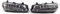 XMCMBS Maßgeschneidert Nebelscheinwerfer für VW Polo 6R Hatchback 2011-2013,wasserdichte Spot-Flutlicht-Kombistrahl-LED-Leuchten,Nebelscheinwerfer-Zubehör