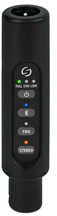 Samson Stage BR1X 2,4 GHz Bluetooth-Adapter mit Dual-XLR-Ausgängen | TWS, 30 m Reichweite, 6 h Akku, für PA-Lautsprecher & Mixer