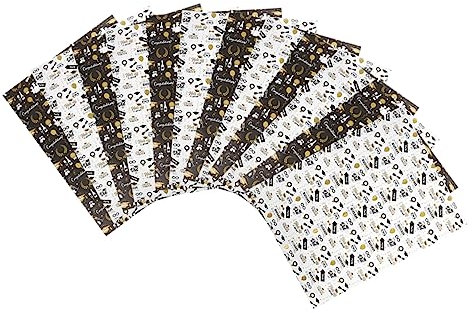PACKOVE 12blätter Abschlusspapier Und Schulanfang Geschenkpapier Verpackungsdesign Für -projekte Und Dekorationen