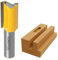 POWERTEC Straight Plunge Router Bit, 1/2 Inch Shank, 3/4 Cutting Dia. with 1-1/4 Cutting Length, Fits CNC Router, Handheld Router & Plunge Router, 1PK (73065)