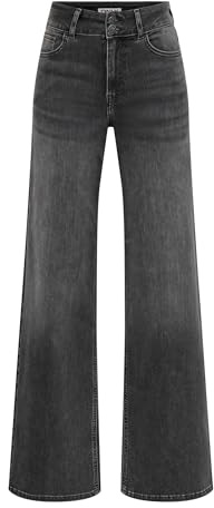 ONLY Female Jeans mit weitem Bein ONLMADISON Hohe Taille Weiter Beinschnitt Jeans