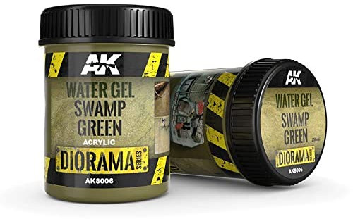 AK Interactive Water Gel Swamp Green 250ml.