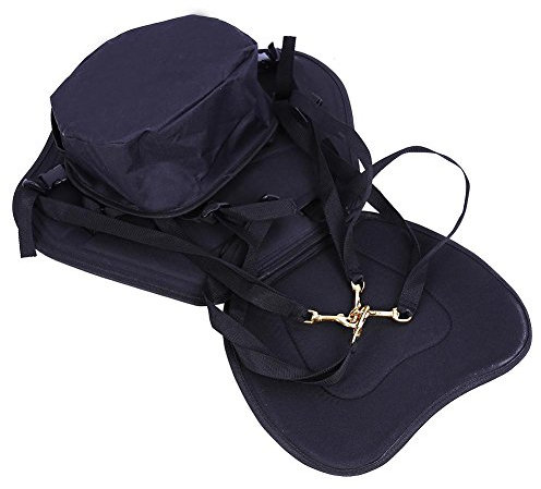Dilwe Padded Kayak Sitz Bootssitz Seat Soft Kissen mit Backres und abnehmbare Tasche für Kanu Fischerboot