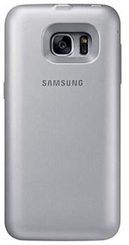 Samsung Funda Backpack Galaxy S7 con bateria 2700mAh,inalambrica, Color Plata