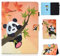 HUAWEI MediaPad T3 10 9.6-Inch Tablet 2017 Case - Cute Patterns Slim Lightweight Case Protective PU Leather with Card Slots for HUAWEI MediaPad T3 10 9.6-Inch Tablet 2017-Bamboo bear