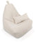 Ecopuf Keiko | Sitzsack Cord Sessel Größe S 75x75x70Cm Mit Füllung | Indoor Beanbag aus Velvet | Sitzsäcke für relaxtes Sitzen & Liegen | Sitzsack Sessel mit Griff und Kissen
