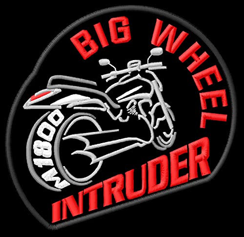 Masterpatch Aufnäher für Fans Suz Intruder M1800R Big Wheel Patch für Suzuki Intruder M 1800R Bikers Motorrad Parche Bordado Brodé Patch écusson Toppa Ricamata