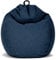 Green Bean Indoor XXL Sitzsack mit 300 Liter mit EPS-Perlen Füllung - Kuschelig Weich Waschbar - Drinnen Stoff Bodenkissen Liegekissen Sitzkissen - Dunkelblau Navy