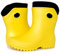 FortMen Federleichte EVA Gefütterte Gummistiefel Damen Thermo 36-41 halbhohe warme Winter Herbst Frühling Stiefel mit Futter Regenschuhe (Gelb, 40)