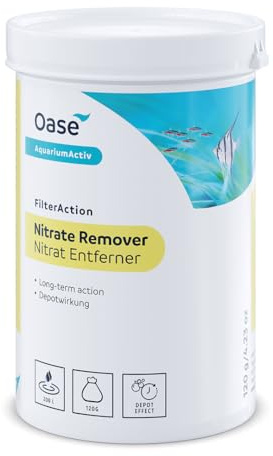 Oase FilterAction Nitrat Entferner 120 g - natürliche Nitratreduktion, erhöht Karbonathärte, Filtermedium