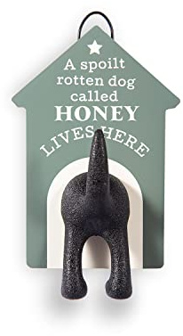 Personalised Dog Lead Hook (Honey)