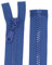 Reißverschlüsse Kunststoff Plastik Reißverschluss grob 5mm teilbar (55 cm, jeansblau)