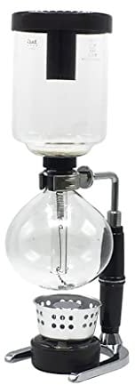 ADITAM Coffee Siphon Siphon Pot Tabletop Siphon (Siphon) Coffee Maker Glass Maker 5-Cup (Color : A, Size : 15 * 38cm) Double The Comfort