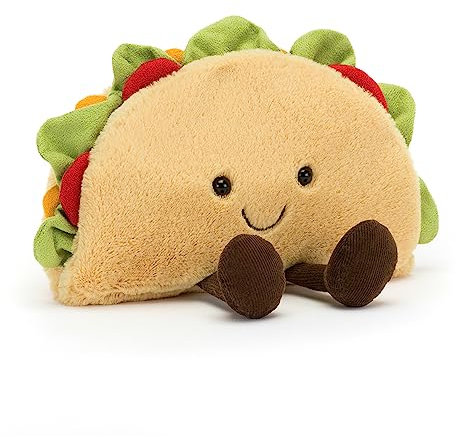 Jellycat Fun Taco – L 5 cm x B 17 cm x H 13 cm