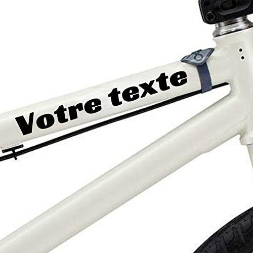 MIGIAN Autocollants personnalisés sur Les vélos Sticker Texte Lettres Personnalisées Autocollants