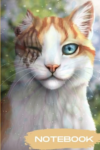 Warriors Brightheart Notebook: 120, 6x9, College Ruled Pages