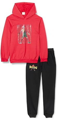 Nr. 7 Fußball-Trikot-Set Trainingsanzüge Casual Zweiteiliges Set Jungen-Outfits 3–13 Jahre, rot, 9-10 Years