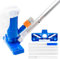 Upgraded Handheld Pool Vacuum for Above Ground Pool - Swimming Pool Jet Cleaner with 70 5 Section Poles, Small Underwater Vacuum Kit W/Brush for Spas, Ponds, Fountains