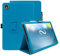 INSOLKIDON Compatible con DOO-GEE T40 Pro 12-Inch Tablet Funda Protectora de Cuero Bumper Protección Carcasa con Soporte Función, Auto-Sueño/Activación Funda Plegable (Azul Claro)
