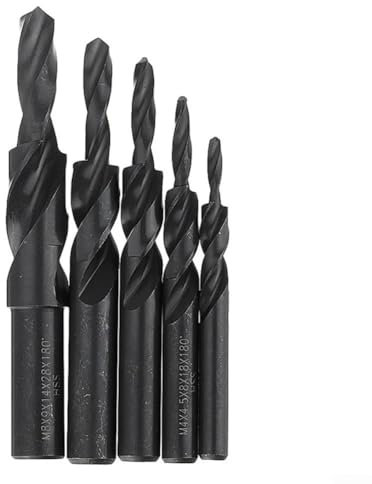 HSS-Spiral-Stufenbohrer für optimale Leistung bei der Metallbearbeitung (M8 x 180 Grad)