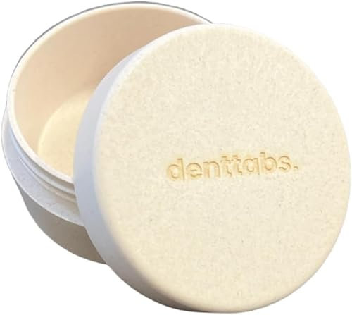 Denttabs Zahnputztabletten Reisedose aus Bioplastik mit Gravur