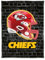 Herding Wellsoft-Decke PD Moreno x NFL Chiefs, 150 x 200 cm, Weiche Kuscheldecke, Polyester