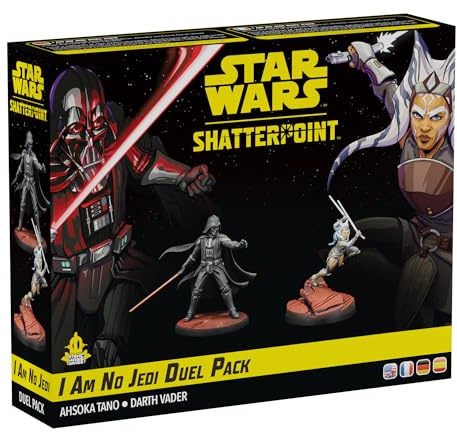 Asmodee, Star Wars: Shatterpoint – I Am No Jedi, Duel Pack, Tabletop | Tactical miniatures game in the Star Wars universe for 2 players, 90-120 minutes, strategy game for ages 14+, multilingual