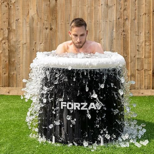 FORZA Portable Ice Bath | Cold Water Therapy Tub for Recovery & Performance – Durable Recovery Bath with Lid & Cover [370L Capacity]