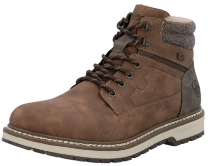Rieker F3811-24 Stiefel mit Warmfutter Kunstleder Herren in braun