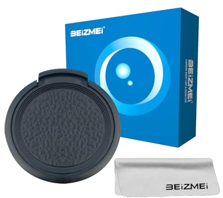 Bouchon d'objectif 30mm/Accessoires pour Appareil Photo-Compatible avec Tous Les objectifs filetés 30mm+ Chiffon de Nettoyage Inclus (Bouchon d'objectif)