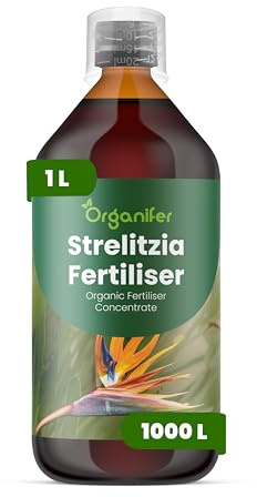 Engrais Liquide Pour Strelitzia - 1L - 2-1-8 NPK | Engrais Pour Floraison Colorée Et Feuillage Luxuriant - Stimule Racines Et Croissance - Organifer