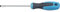 Hazet Tournevis, Clé : 1,2 x 6,5 mm, 1 pièce, lame Mat et pointe brunie, 810–65