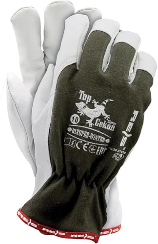 Reis Winterhandschuhe Schutzhandschuhe Arbeitshandschuhe Leder Warm (RLTOPER-WINTER) (10)