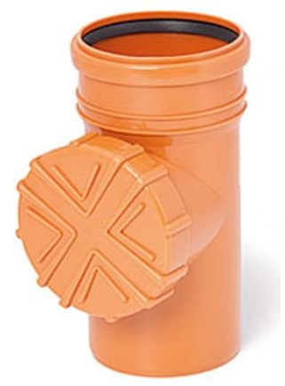 Brick Orange 110mm Gutter Downpipe Leaf Guard Strainer Basket Filter Cleaner