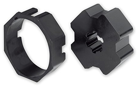 Adapter-Set für Selve Rolladenmotore 2/.. für SW 50 Rolladenwellen bestehend auf Laufring- und Kupplungsadapter, von EVEROXX®