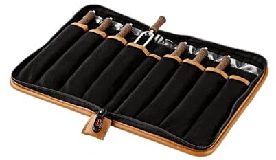Sonic Energy Chakra Stimmgabel Set + Etui (TF-SET-CHA-7C) | 7-teilig, planetarisch gestimmt, inkl. Hülle und Kunstlederetui, vernickelter Stahl, Korkgriff