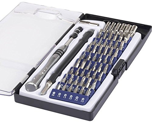 Basetech 1430586 Bit-Set 58teilig Schlitz, Kreuzschlitz Phillips, Innen-Sechsrund (TX), Sechsrund BO, Innen-Sechskant,