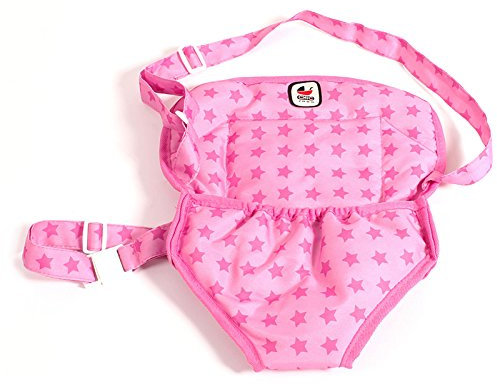Bayer Chic 2000 Schöner Puppentragegurt Deluxe Sternchen (Rosa-Pink)