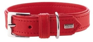 HUNTER WALLGAU Hundehalsband, Leder, 30 XS, rot